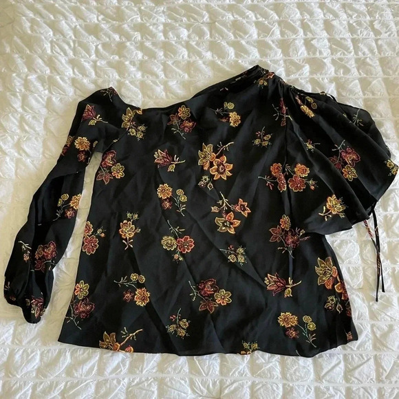 A.L.C Marissa floral silk top - Picture 8 of 11